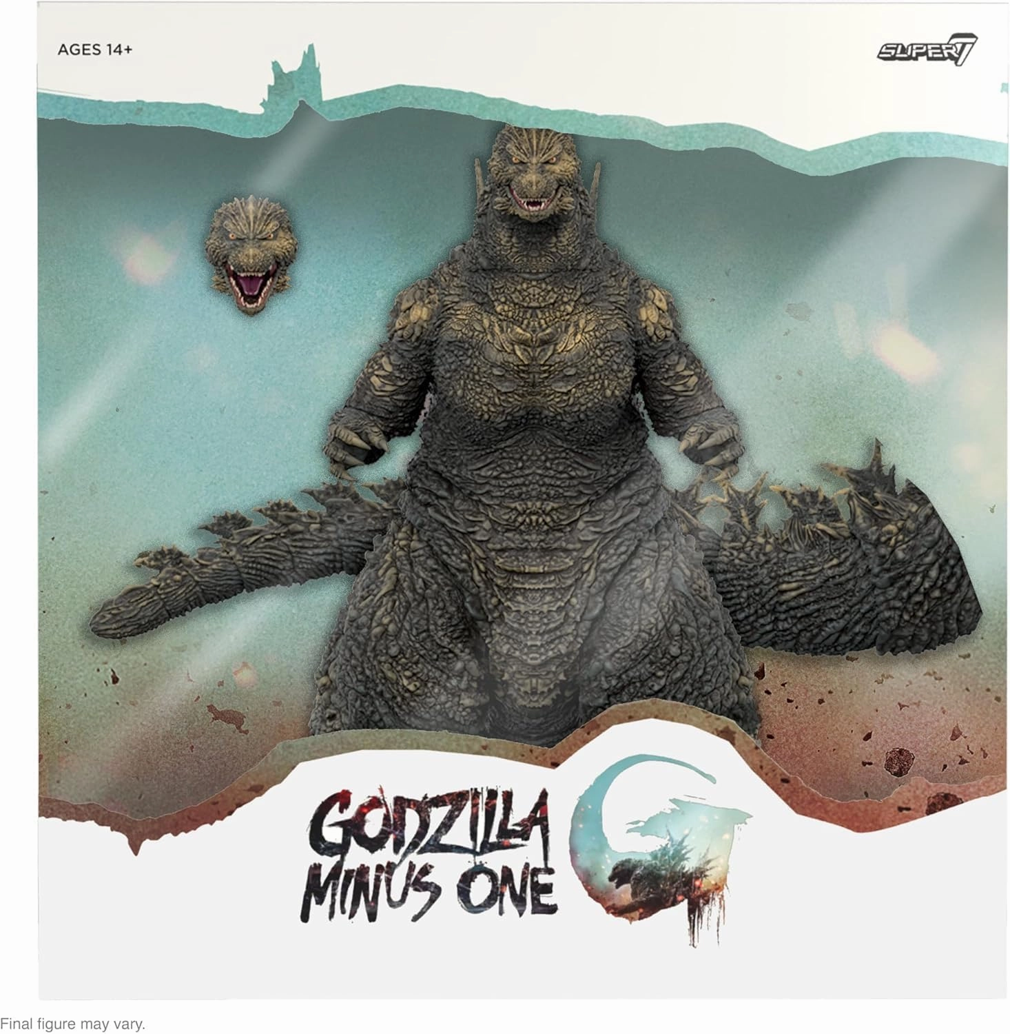 Super7 ULTIMATES! Toho Godzilla Minus One Figure - 8" Toho Godzilla Action Figure Kaiju - Classic Movie Monster Fans Collectibles & Retro Toys - Movie Model for Collectors & Display Figurine