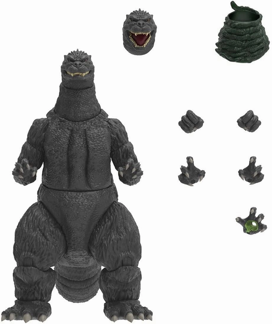 Super7 ULTIMATES! Toho HeiSei Godzilla - 8" Toho Godzilla Action Figure with Accessories Classic Movie Collectibles and Retro Toys