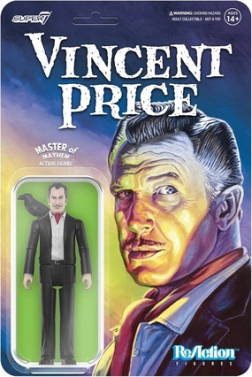 Super7 Vincent Price Ascot 3.75 in Reaction Figure