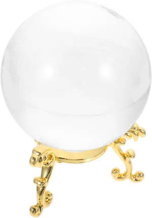 SUPVOX 1 Set Space Crystal Ball Globe Solar System Sphere Crystal with Stand Solar System Crystal Mini World Globe Globe Ultra Student Artificial Glass