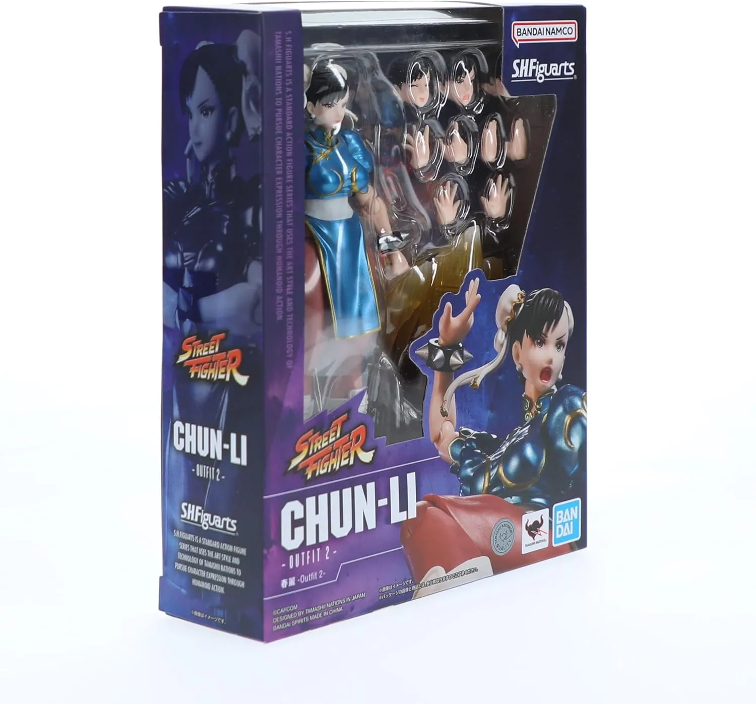 TAMASHII NATIONS - Street Fighter - Chun-Li - Outfit 2 (Classic Outfit), Bandai Spirits S.H.Figuarts Action Figure