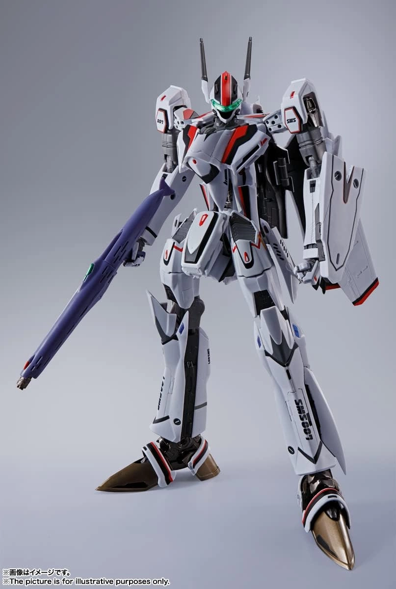 TAMASHII NATIONS - Macross Frontier - VF-25F Super Messiah Valkyrie (Alto Saotome Custom) Revival ver., Bandai Spirits DX Chogokin Die-Cast Metal Collectible