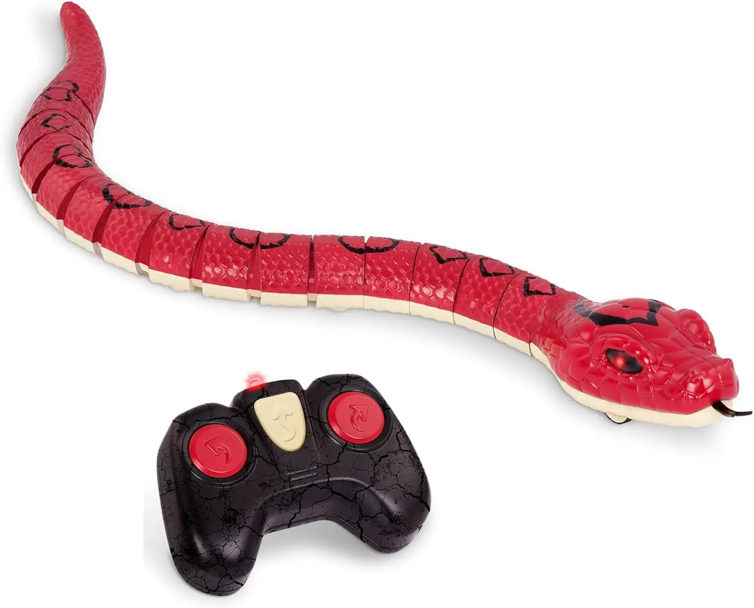 Terra by Battat – Rainbow Boa – Infrared Remote Control Snake with Light-Up Eyes – Electronic Animal Toys and Playsets for Kids Aged 6 and Up