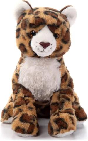 The Petting Zoo Asian Leopard Cat Stuffed Animal Plushie, Gifts for Kids, Wild Onez Asian Animals, Leopard Plush Toy 12 inches