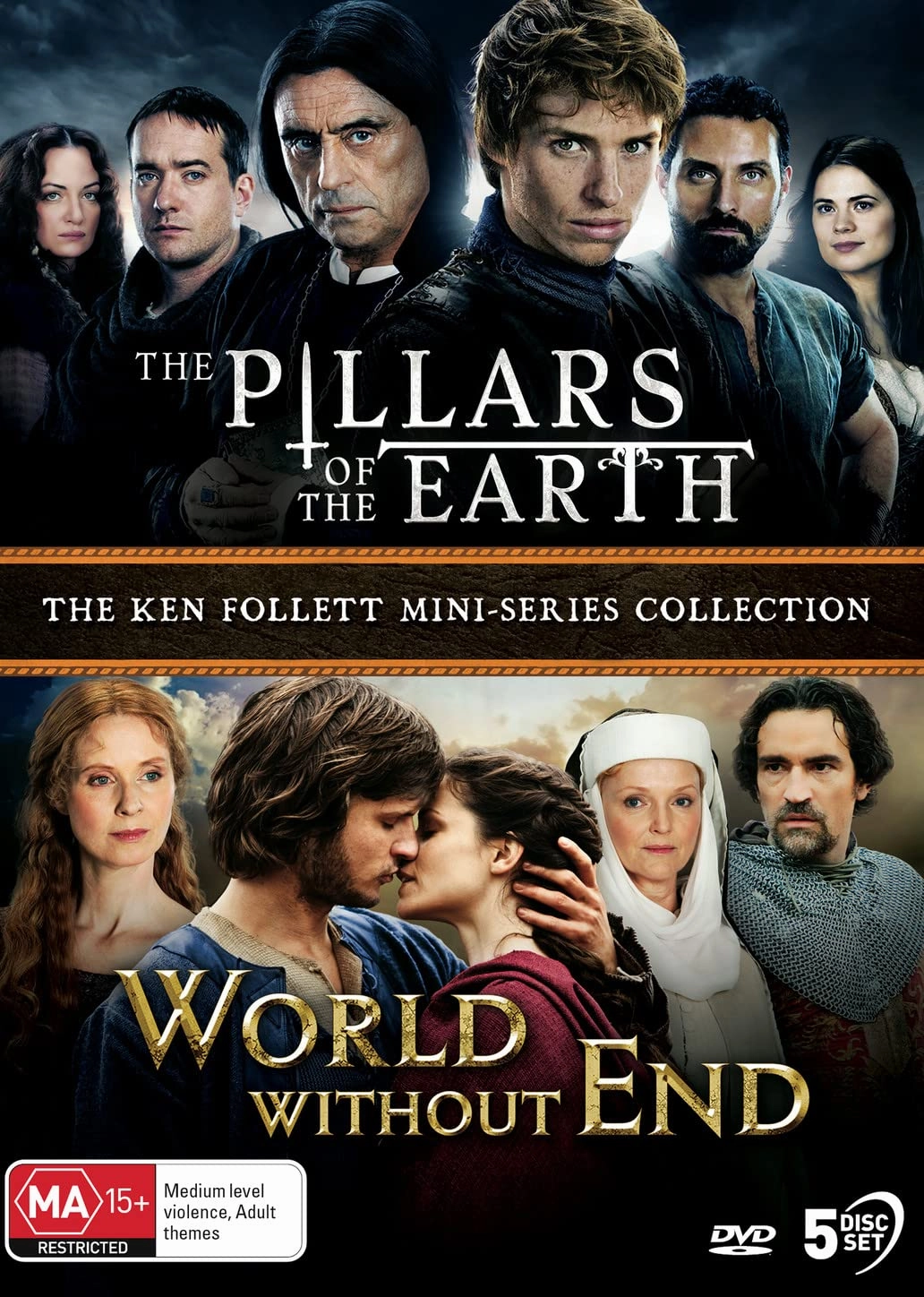 The Ken Follett Collection: Pillars of the Earth / World Without End (5 Disc) [DVD]