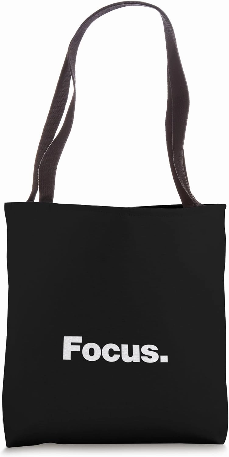 The word Focus | A design that says Focus Tote Bag