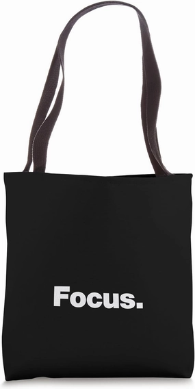 The word Focus | A design that says Focus Tote Bag