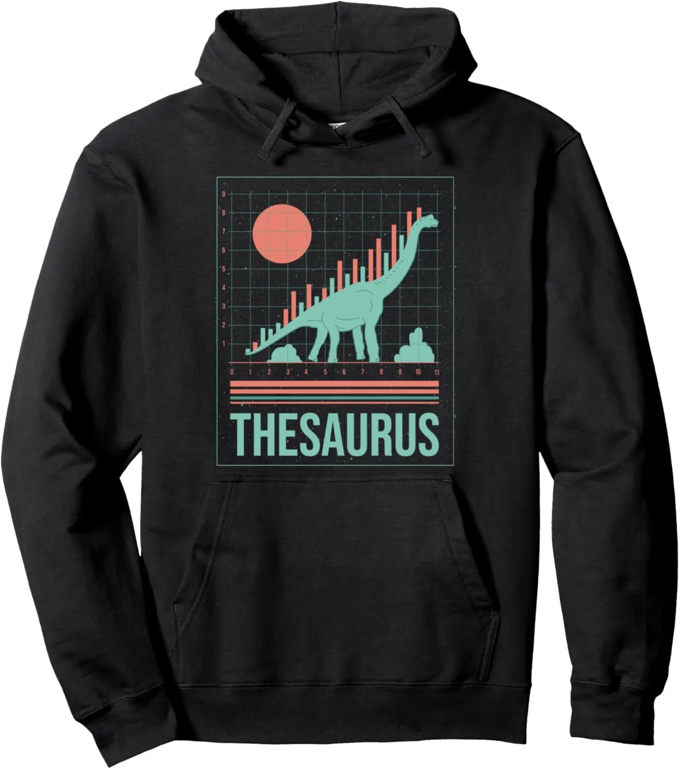 Thesaurus Dinosaur Purse Stock Investment Money Investor Pullover Hoodie