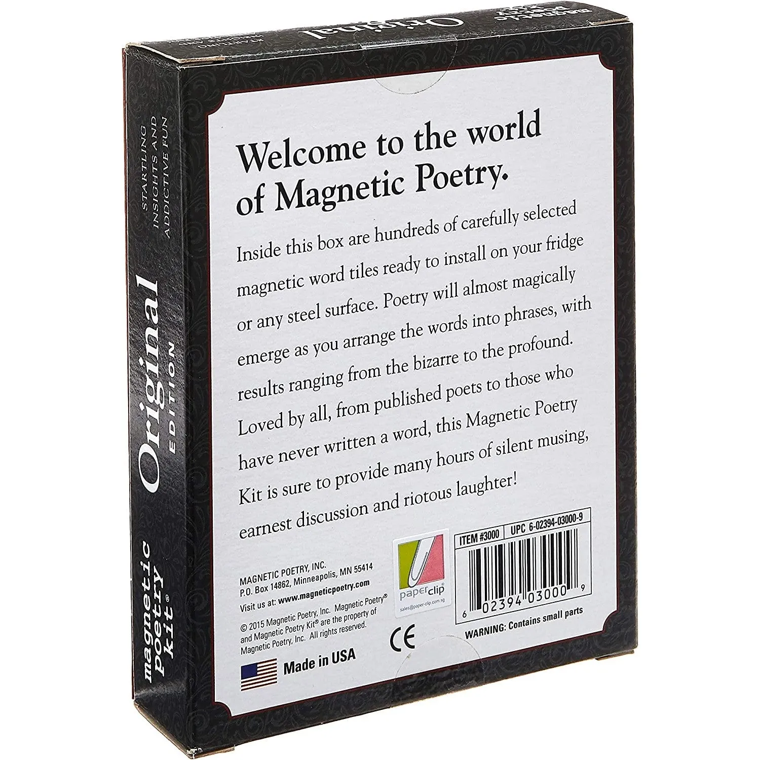 This fridge poetry kit is the perfect way to unleash your creative side.