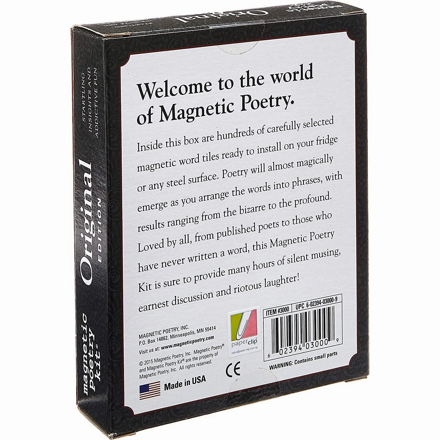 This fridge poetry kit is the perfect way to unleash your creative side.