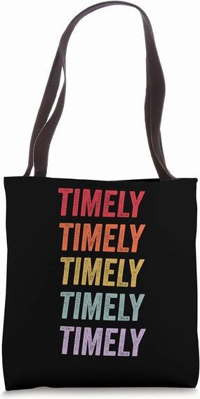 Timely Tote Bag
