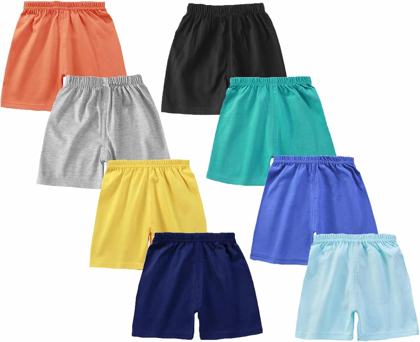Toddler Baby Boy Elastic Waist Pull On Cotton Shorts for Littler Kids Boys Short Pants Summer Clothes