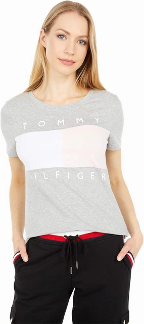 Tommy Hilfiger Women's Classic Short Sleeve Crew Neck Logo T-shirt