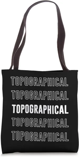 Topographical Tote Bag