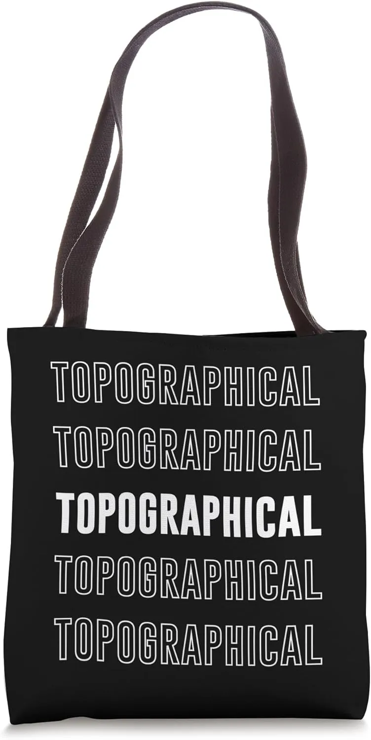 Topographical Tote Bag