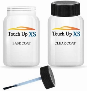 TouchupXS-Perfect Match For Toyota Land Cruiser 056 Natural White 2oz Basecoat and Clearcoat With E-Z Dabber
