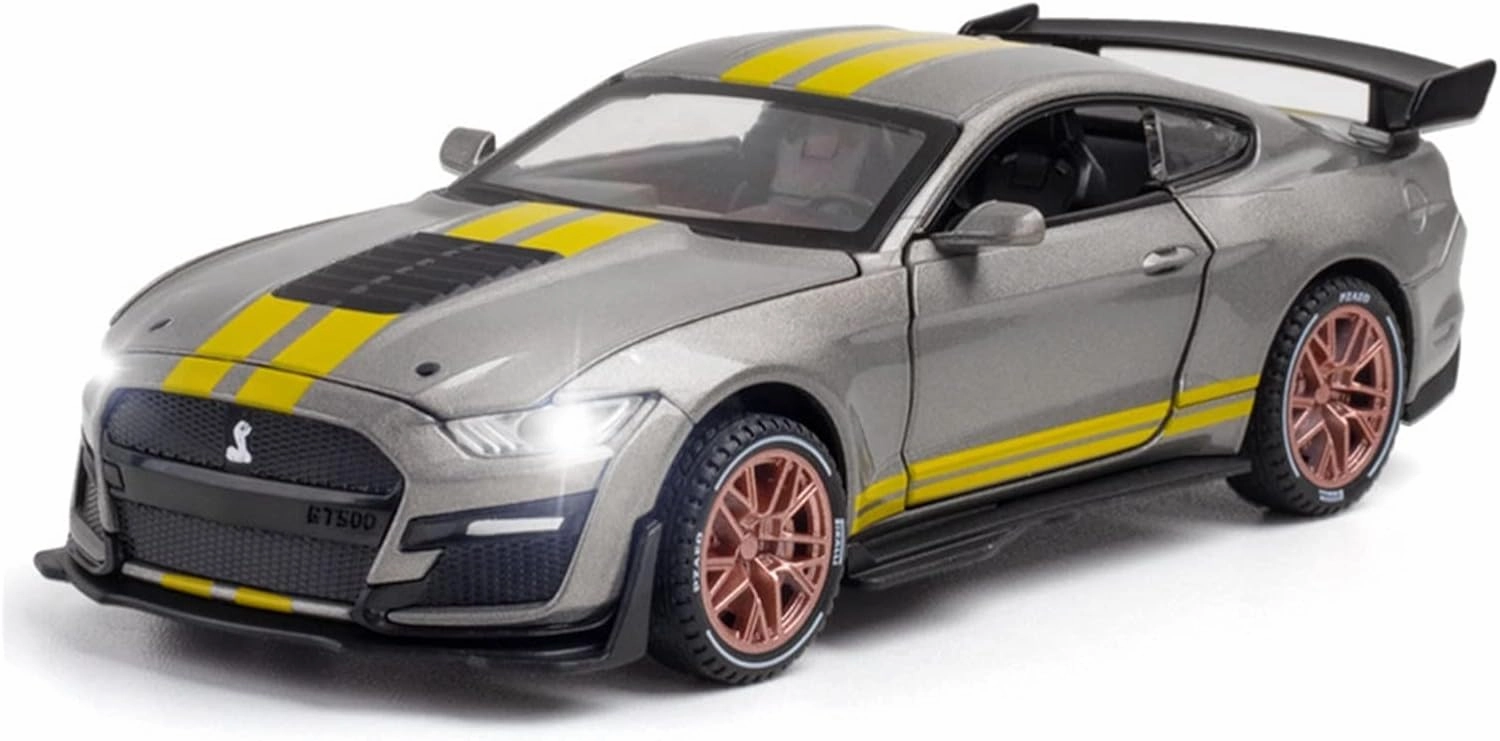 Toy car Model 1:32 for Ford Mustang Shelby GT500 Car Model Alloy Pull Back Kid Toy Gifts (Color : K11)