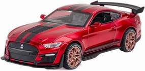 Toy car Model 1:32 for Ford Mustang Shelby GT500 Car Model Alloy Pull Back Kid Toy Gifts (Color : K11)