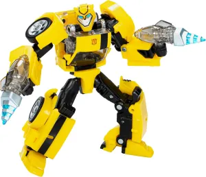 Transformers Legacy United Deluxe Class Animated Universe Bumblebee, 5.5-Inch Converting Action Figure, 8 