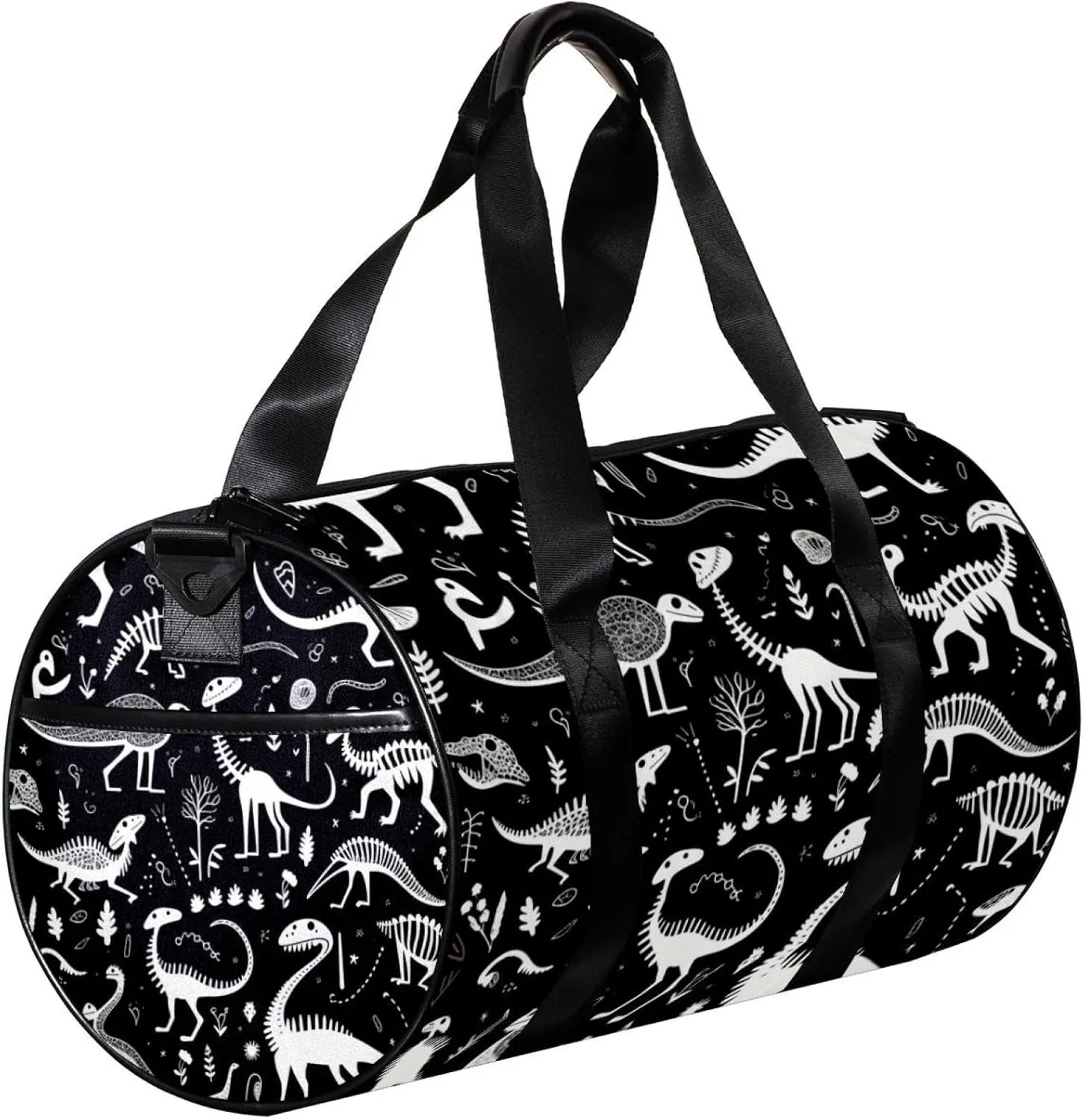 Travel Bag,Mens Gym Bag,Womens Gym Bag,Dinosaur Eggs Bones Skeletons,Sports Bag