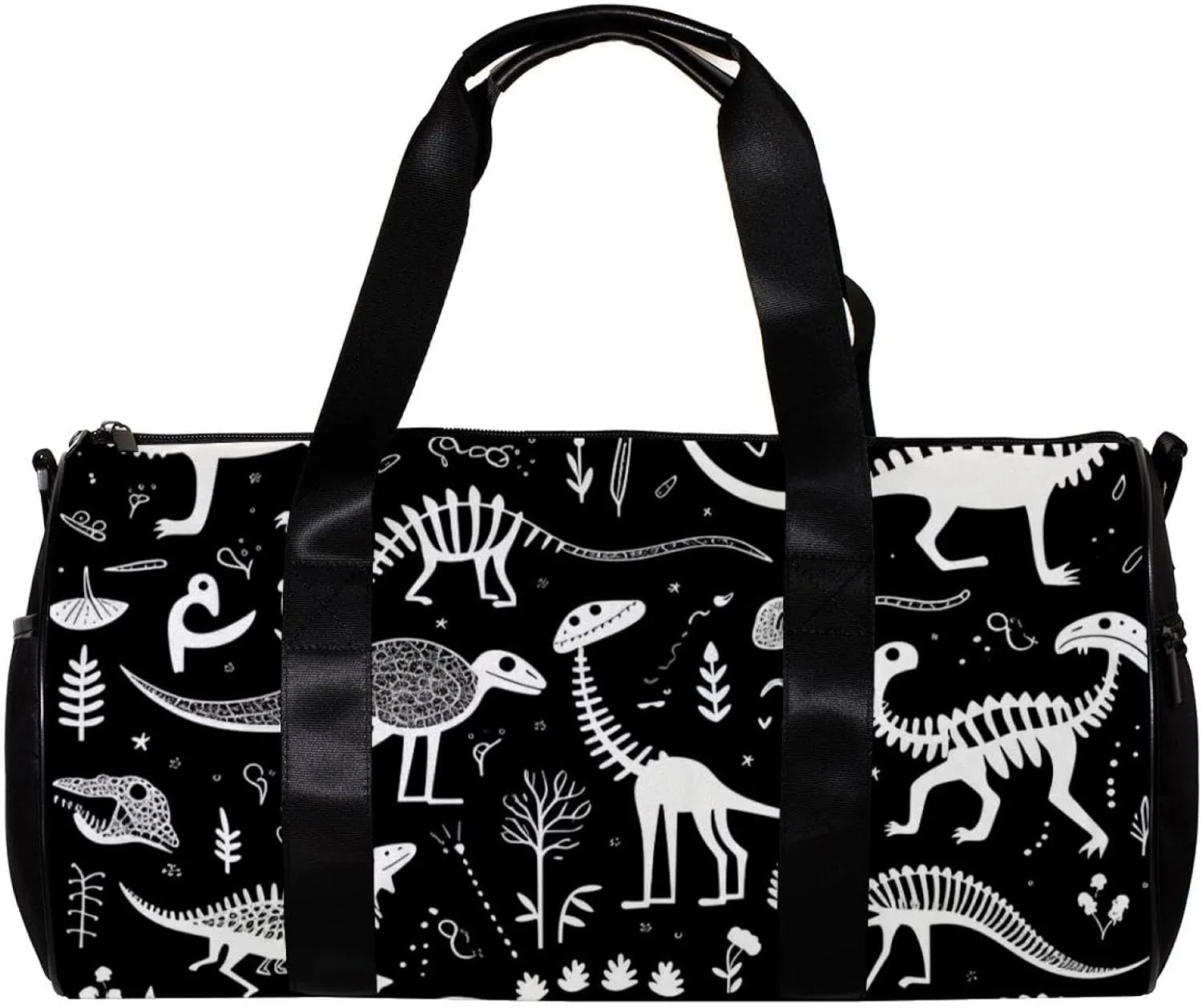 Travel Bag,Mens Gym Bag,Womens Gym Bag,Dinosaur Eggs Bones Skeletons,Sports Bag