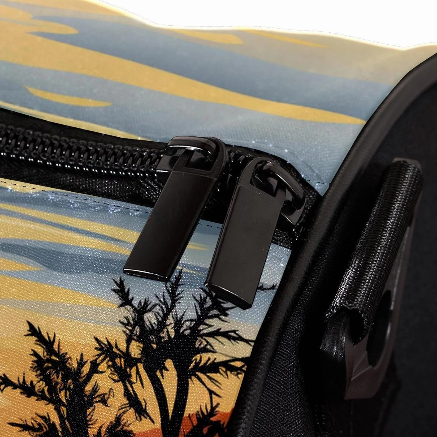 Travel Bag,Mens Gym Bag,Womens Gym Bag,Dinosaur Lake Mountain Trees,Sports Bag