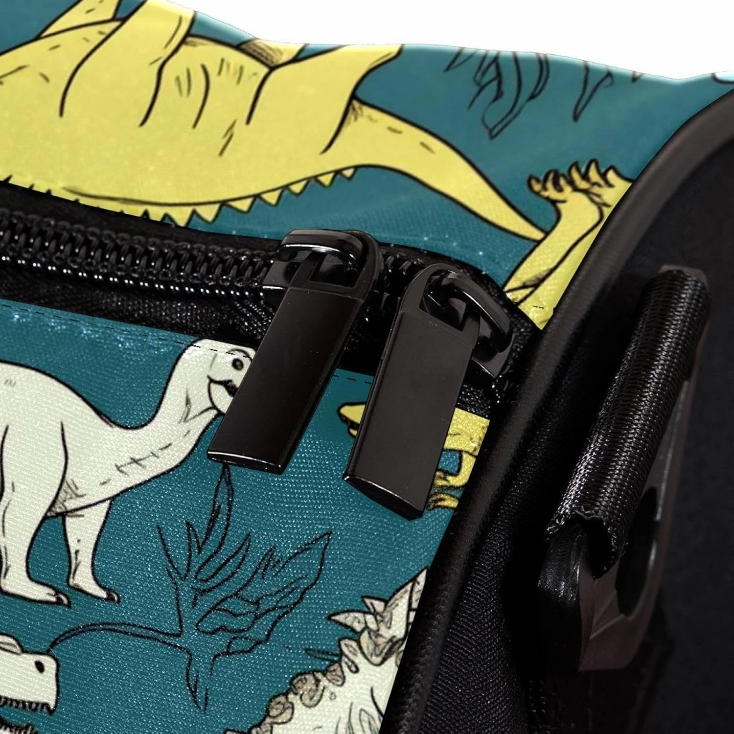 Travel Bag,Mens Gym Bag,Womens Gym Bag,White Style Dinosaur,Sports Bag