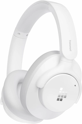 Tronsmart Q20S Hybrid Active Noise Cancelling Headphones, Wireless Over Ear Headphones with Mic, Hi-Res Audio, 60H Playtime, Deep Bass Custom EQ via App, Comfort Fit, for Travel Home Office