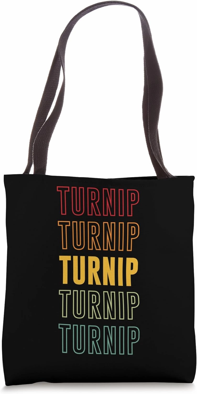 Turnip Rainbow Tote Bag