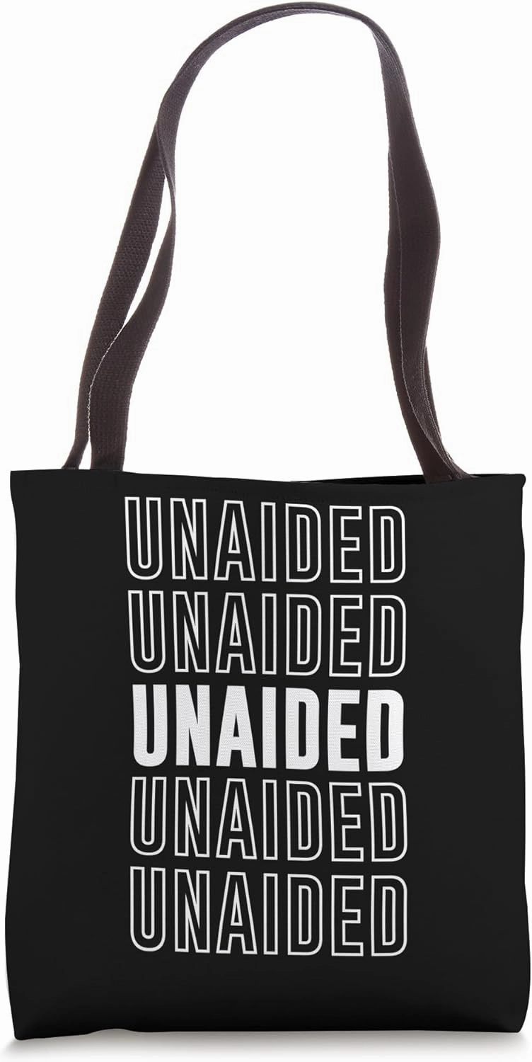 Unaided Tote Bag