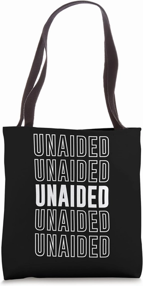 Unaided Tote Bag