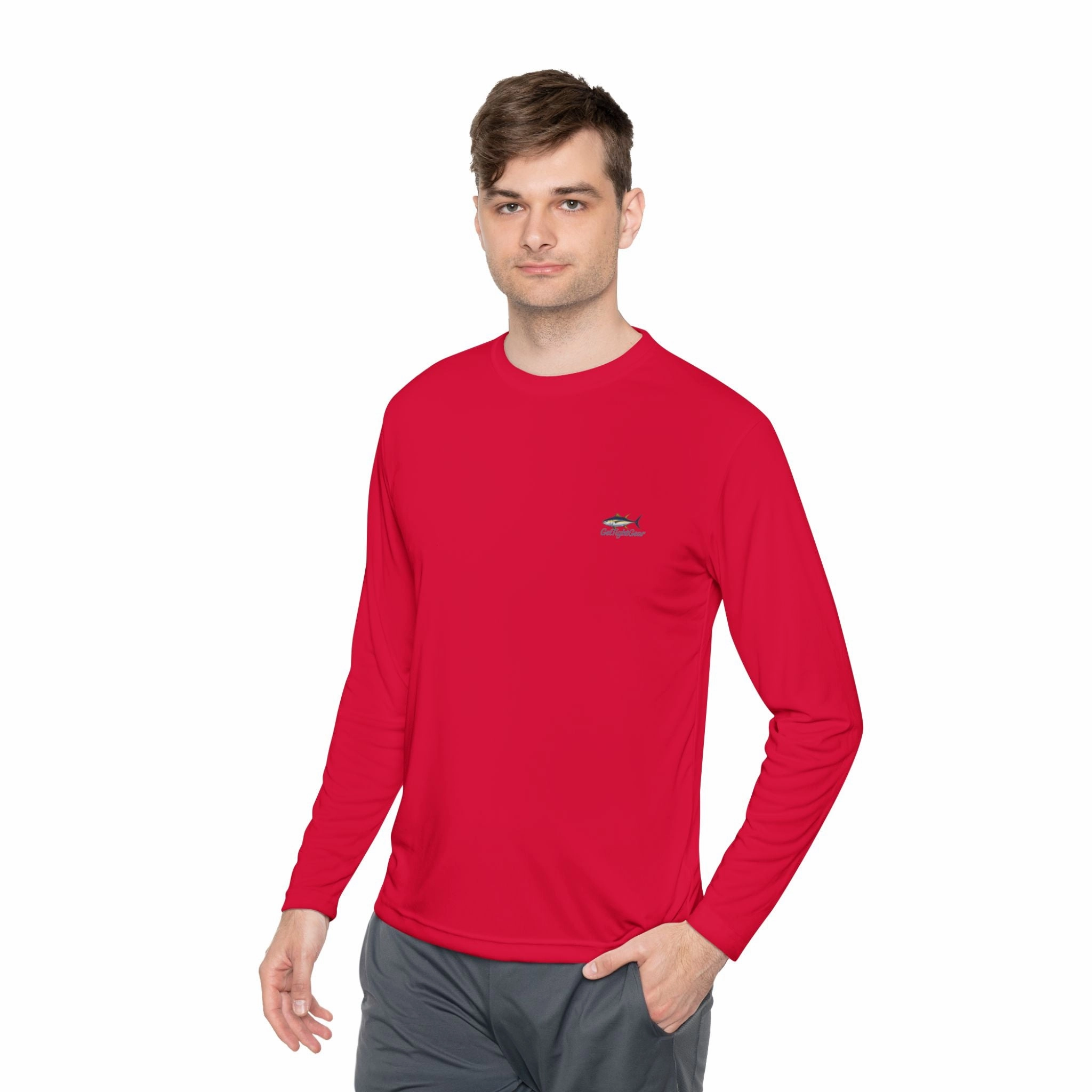 Unisex Fishing Long Sleeve Tee - "The Tug is the Drug" Fishing Apparel
