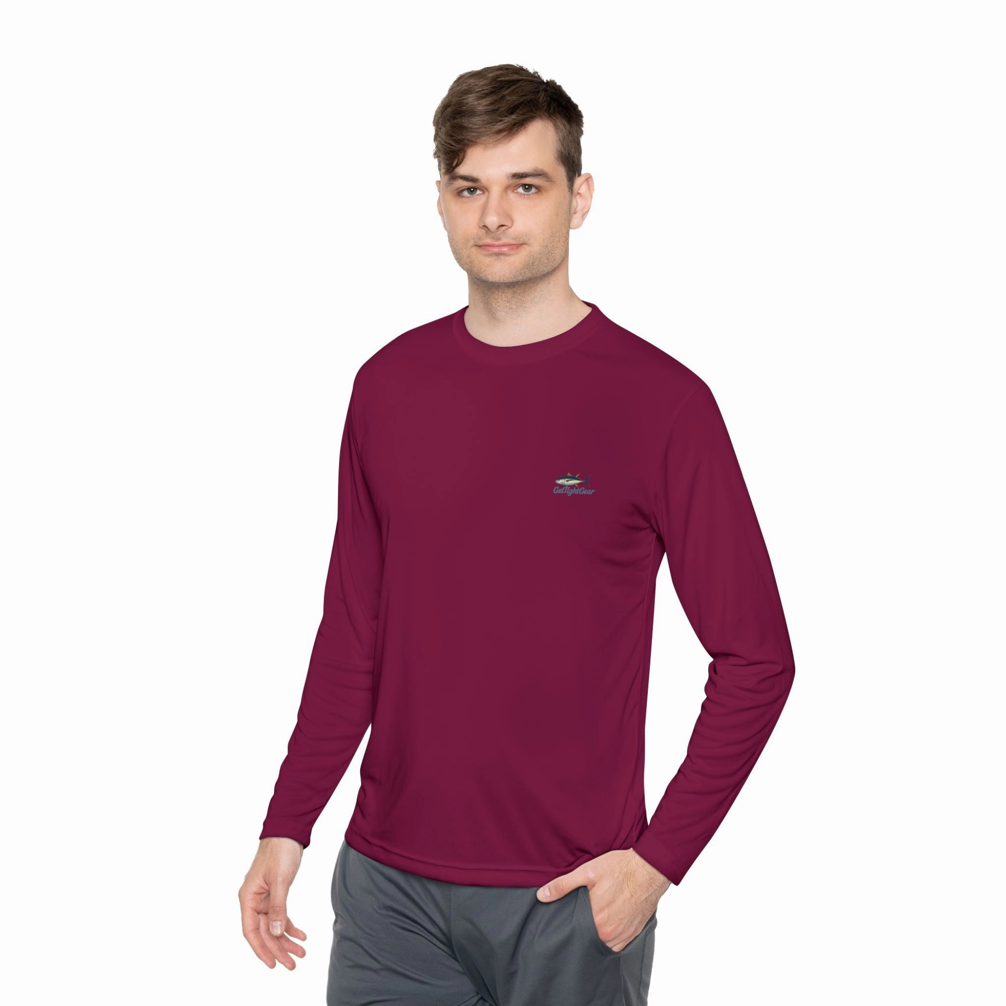 Unisex Fishing Long Sleeve Tee - "The Tug is the Drug" Fishing Apparel