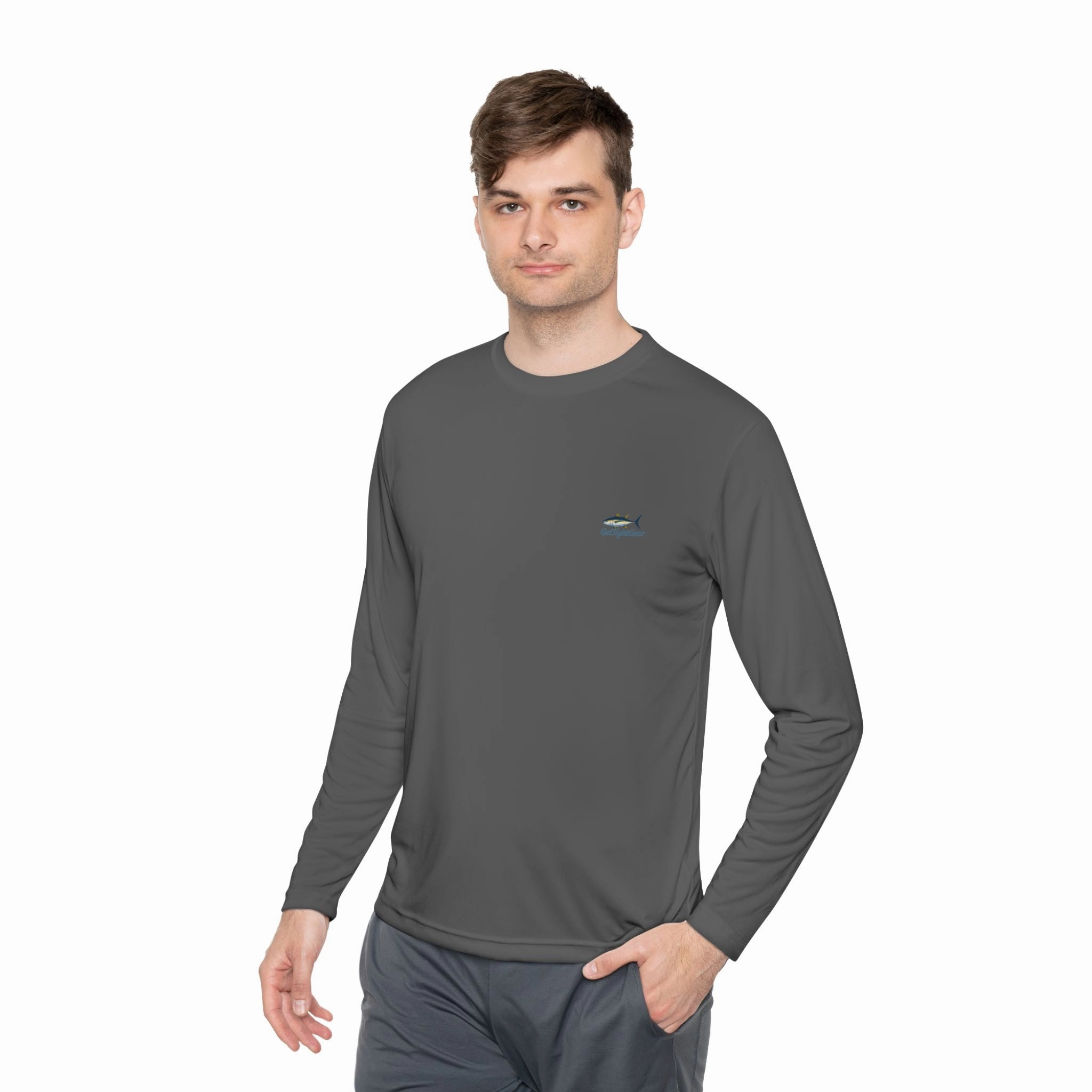 Unisex Fishing Long Sleeve Tee - "The Tug is the Drug" Fishing Apparel