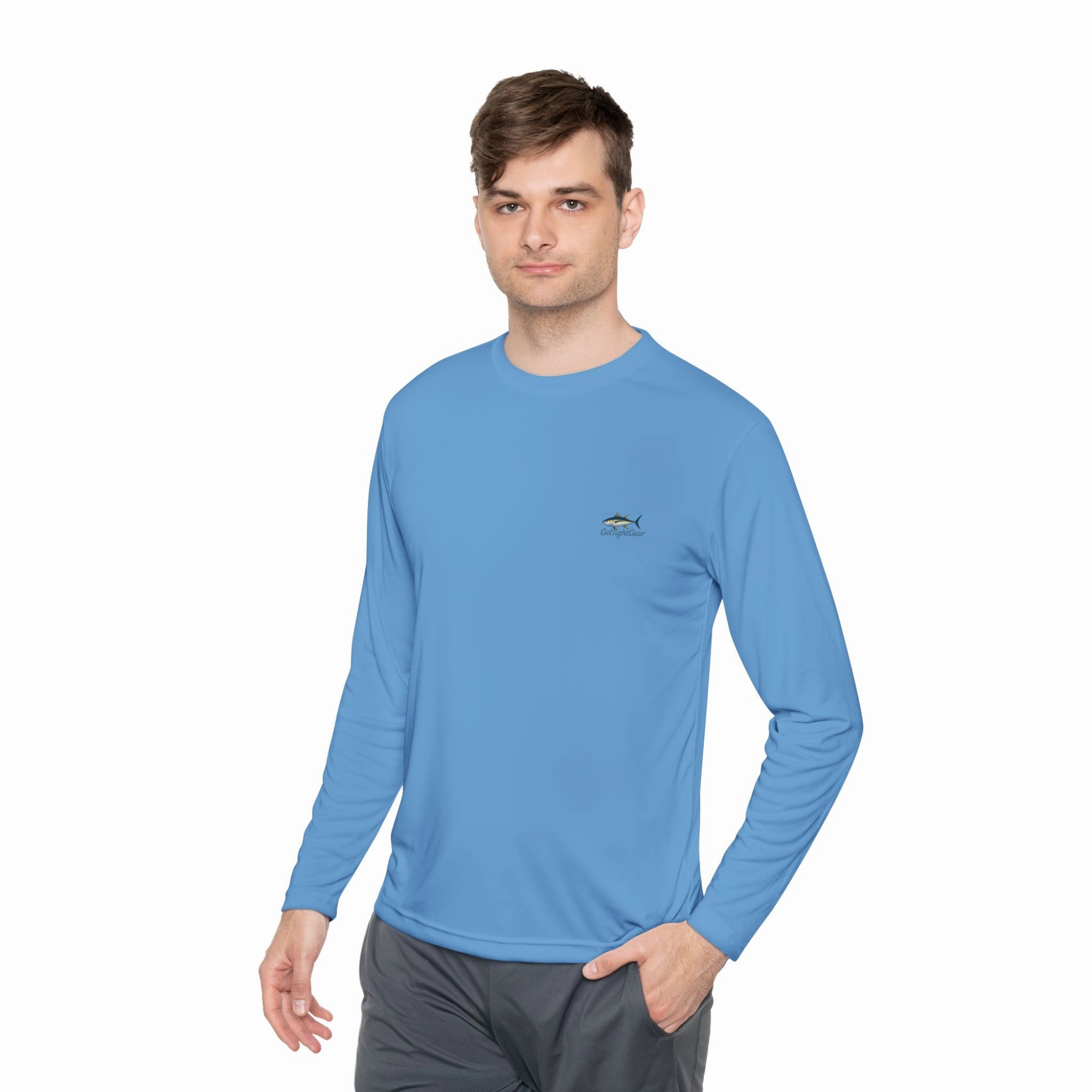 Unisex Fishing Long Sleeve Tee - "The Tug is the Drug" Fishing Apparel