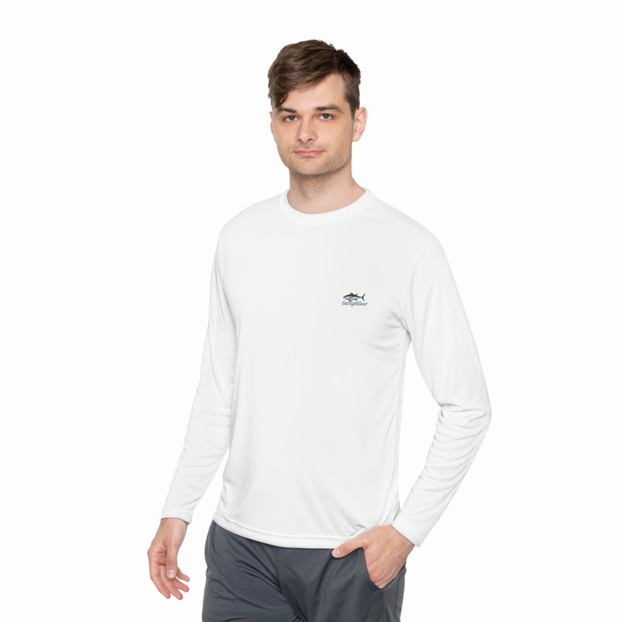 Unisex Fishing Long Sleeve Tee - "The Tug is the Drug" Fishing Apparel