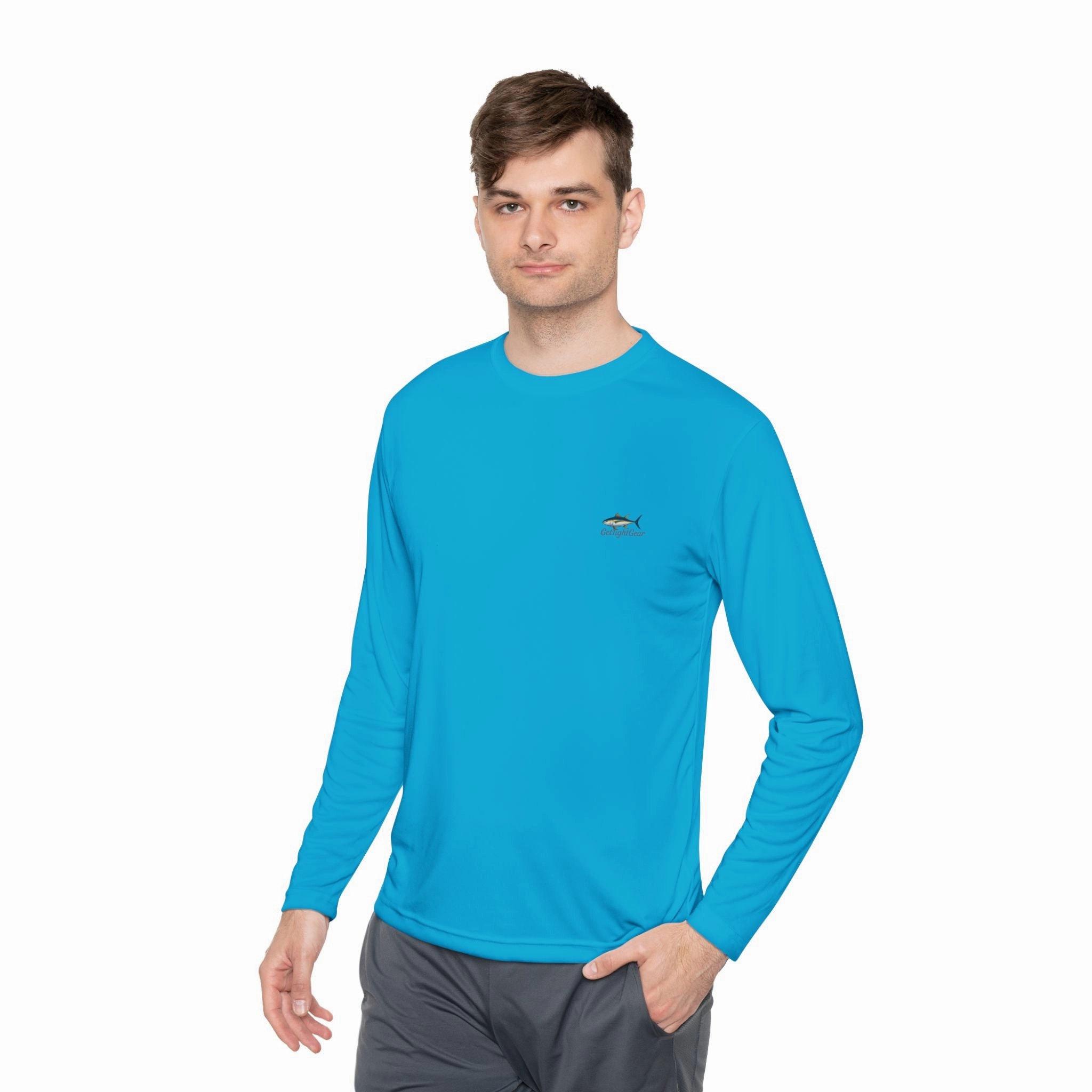 Unisex Fishing Long Sleeve Tee - "The Tug is the Drug" Fishing Apparel