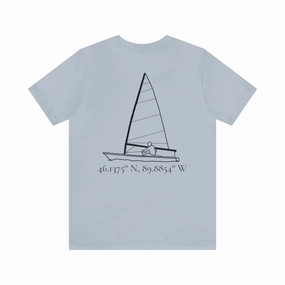 Unisex Lightweight Short Sleeve Tee - Sailing