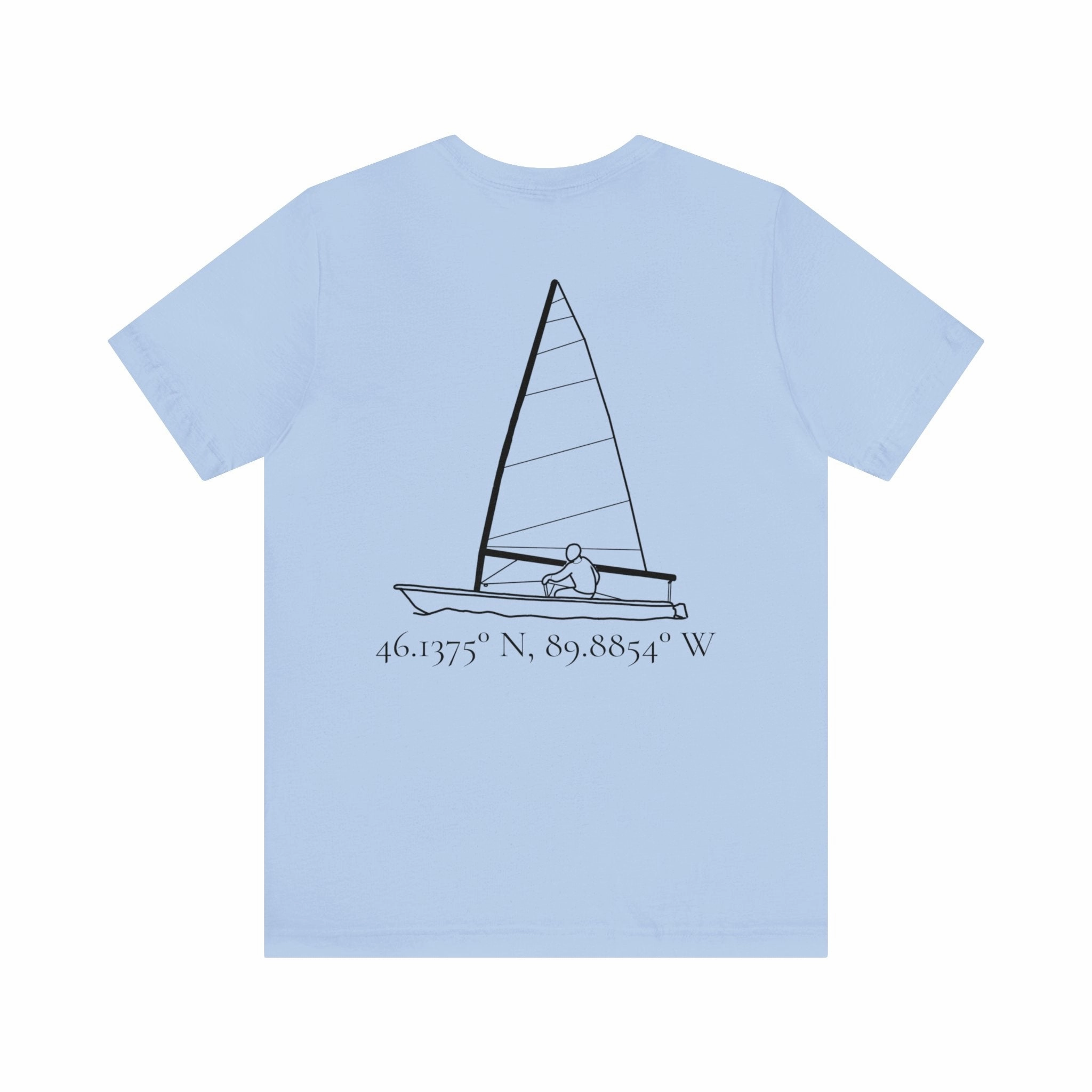 Unisex Lightweight Short Sleeve Tee - Sailing