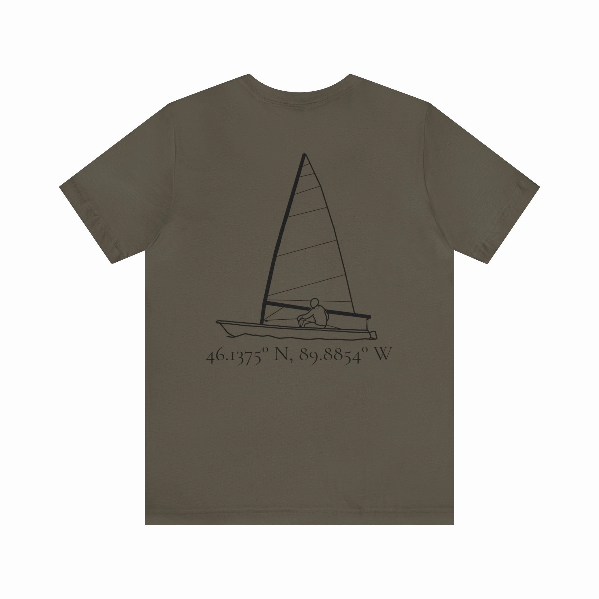 Unisex Lightweight Short Sleeve Tee - Sailing