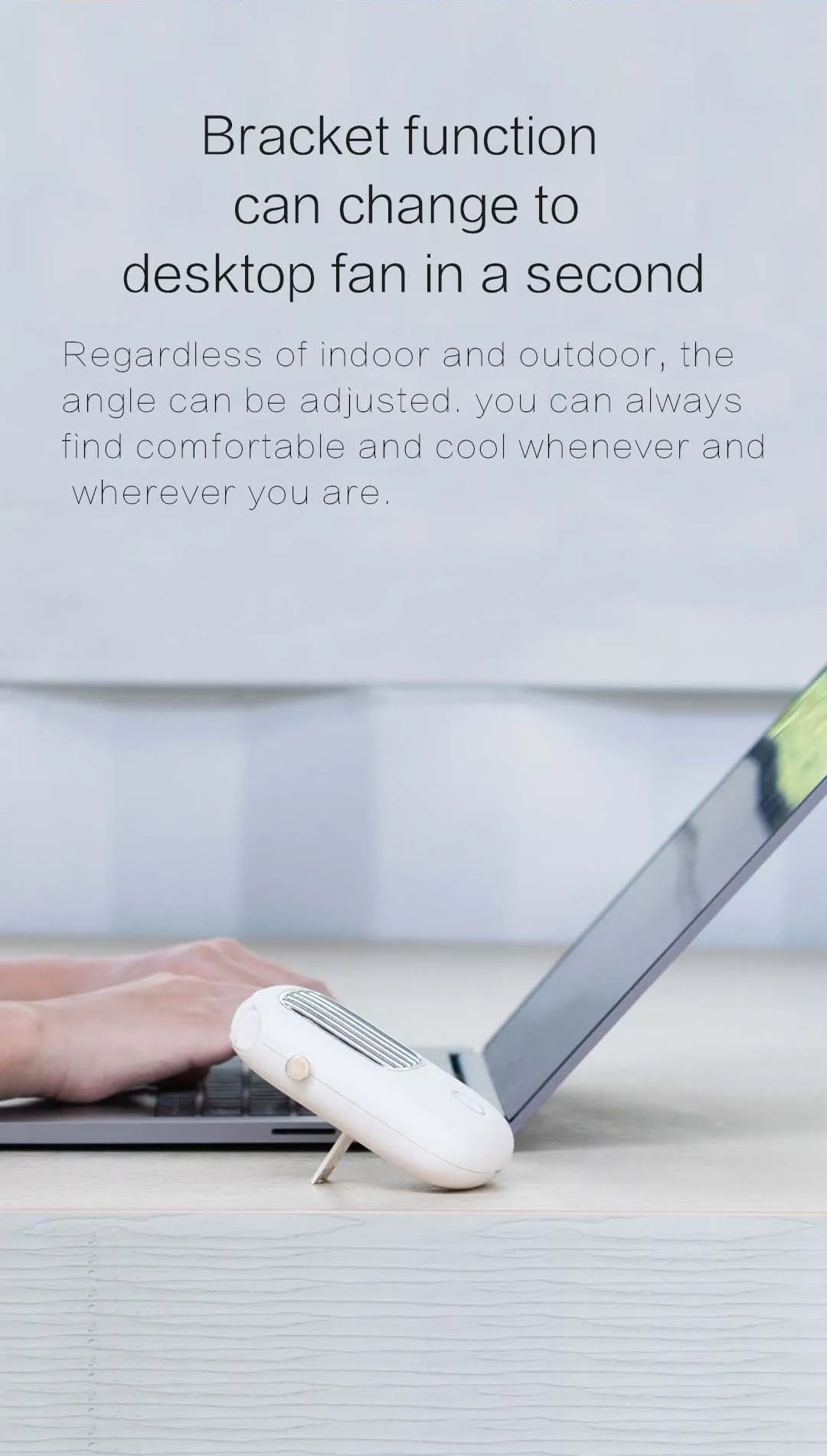 USB Rechargeable Portable Neck Fan