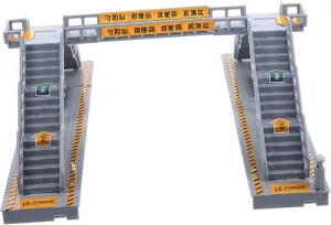 VICASKY Accessories Footbridge Building Model for Sand Table Miniature Bridge for DIY City Buildings