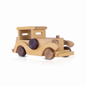 Vintage Car - 4 x 10.5 Inches | Wooden Toy/ Toy Car for Kids