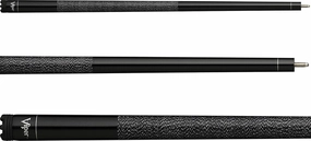 Viper Jump Shot/Break 58" 3-Piece Billiard/Pool Cue, Black