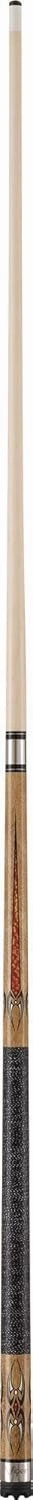 Viper Sinister 58" 2-Piece Billiard/Pool Cue, Natural Ash with Amber/Black Points
