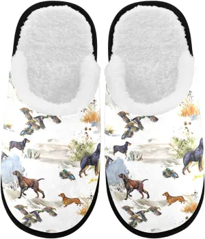 visesunny Floral Slippers Soft Memory Foam Non-Slip Indoor House Slippers Home Shoes for Bedroom Hotel Travel Spa
