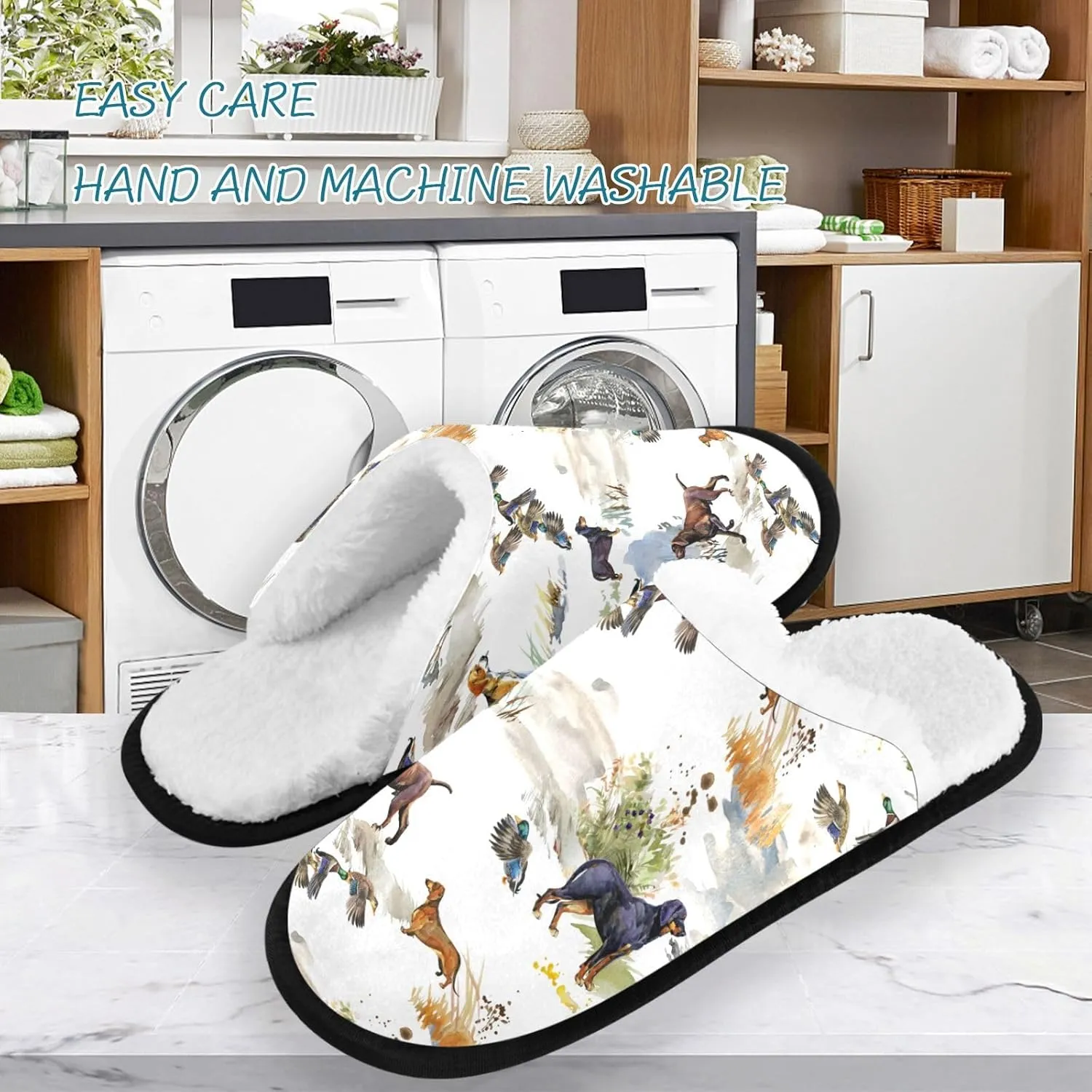 visesunny Floral Slippers Soft Memory Foam Non-Slip Indoor House Slippers Home Shoes for Bedroom Hotel Travel Spa