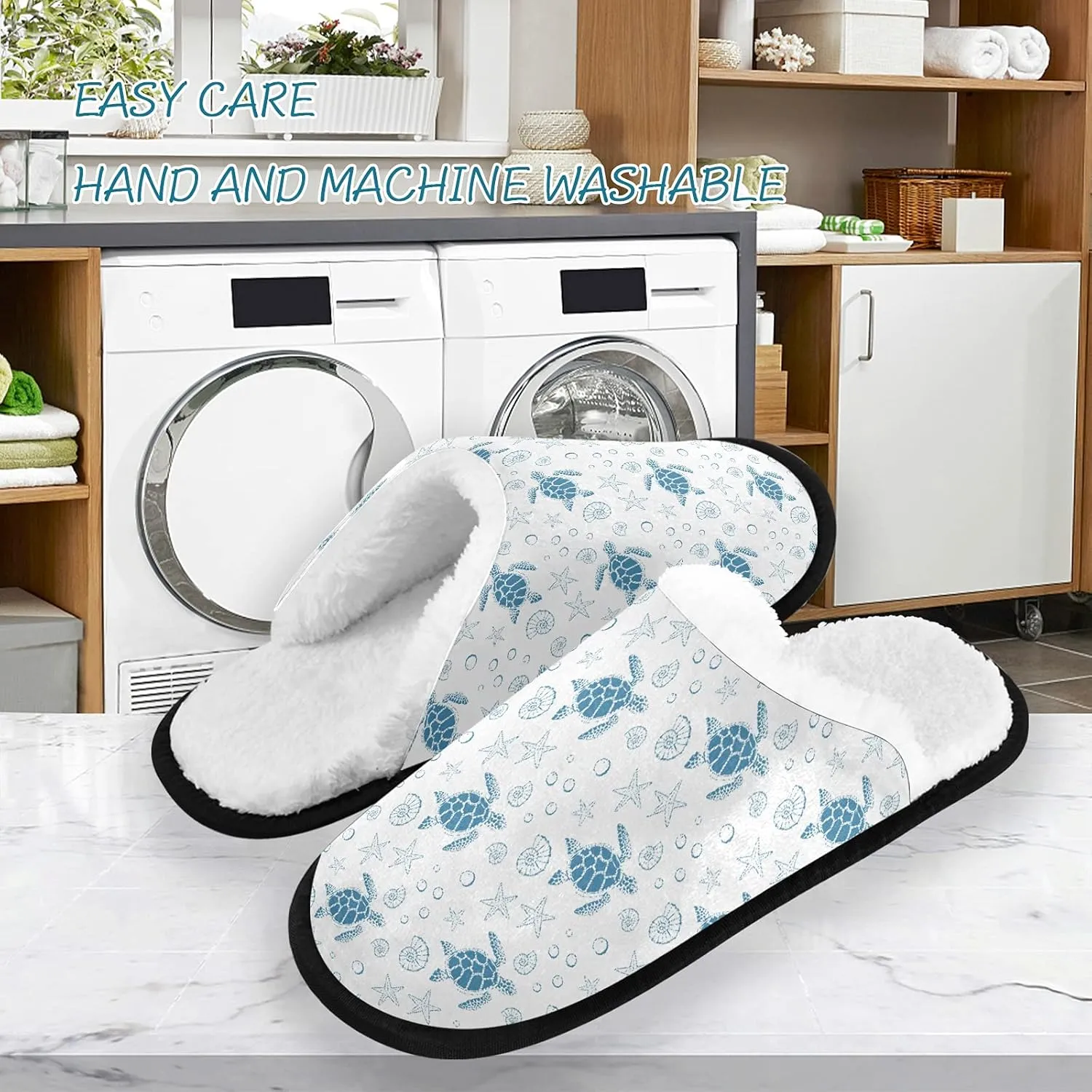 visesunny Slippers for Women Mens Stylish Foral Winter Warm Memory Foam Cotton Home Slippers Soft Plush Fleece Slip on House Slippers for Girls Indoor Outdoor Shoes
