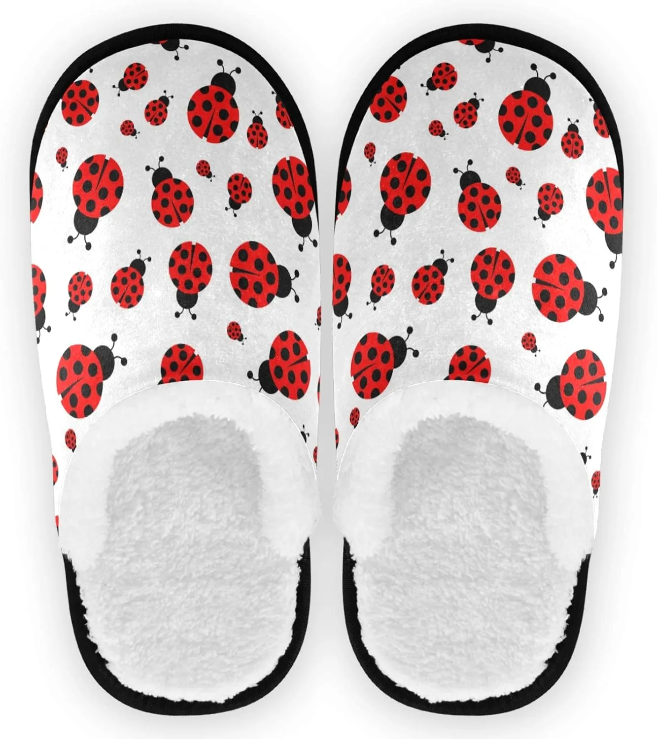 visesunny Slippers for Women Mens Stylish Foral Winter Warm Memory Foam Cotton Home Slippers Soft Plush Fleece Slip on House Slippers for Girls Indoor Outdoor Shoes