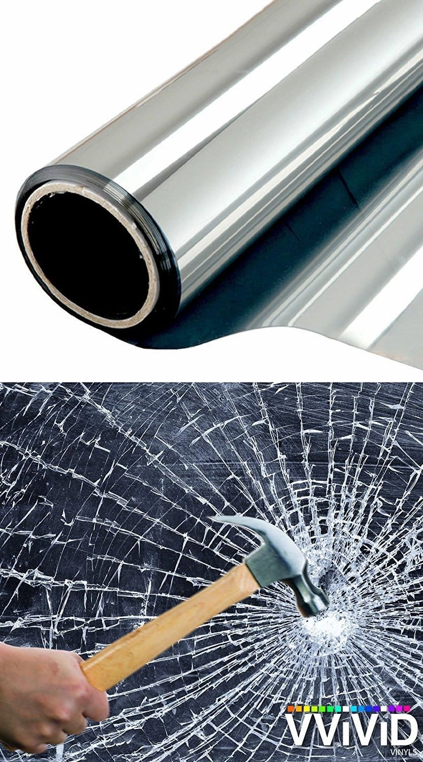 VViViD Clear Protective 4mil Vinyl Window Glass Wrap Shatterproof Security Film Large Window Roll (30 Inch x 10ft)